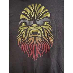 STAR WARS Short Sleeve Mens XL gray Chewy Hoodie‎ graphic tee